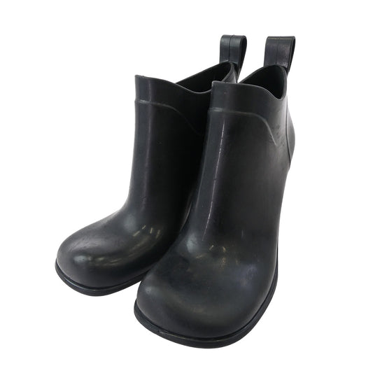BOTTEGAVENETA ボッテガヴェネタ ラバー ヒール パドル ブーツ ブラック系 40【中古】