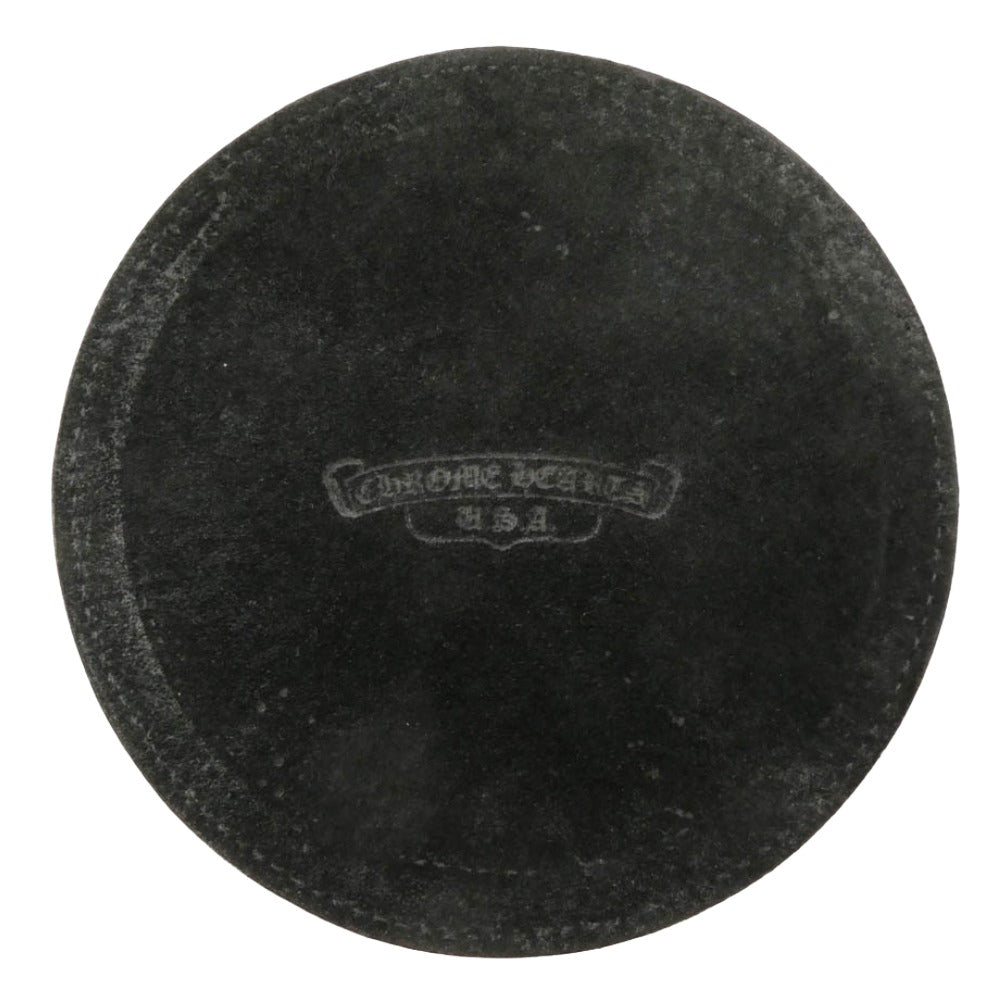 CHROME HEARTS クロムハーツ（原本無） COASTER レザー CHプラス コースター アクセサリートレイ ブラック系【中古】