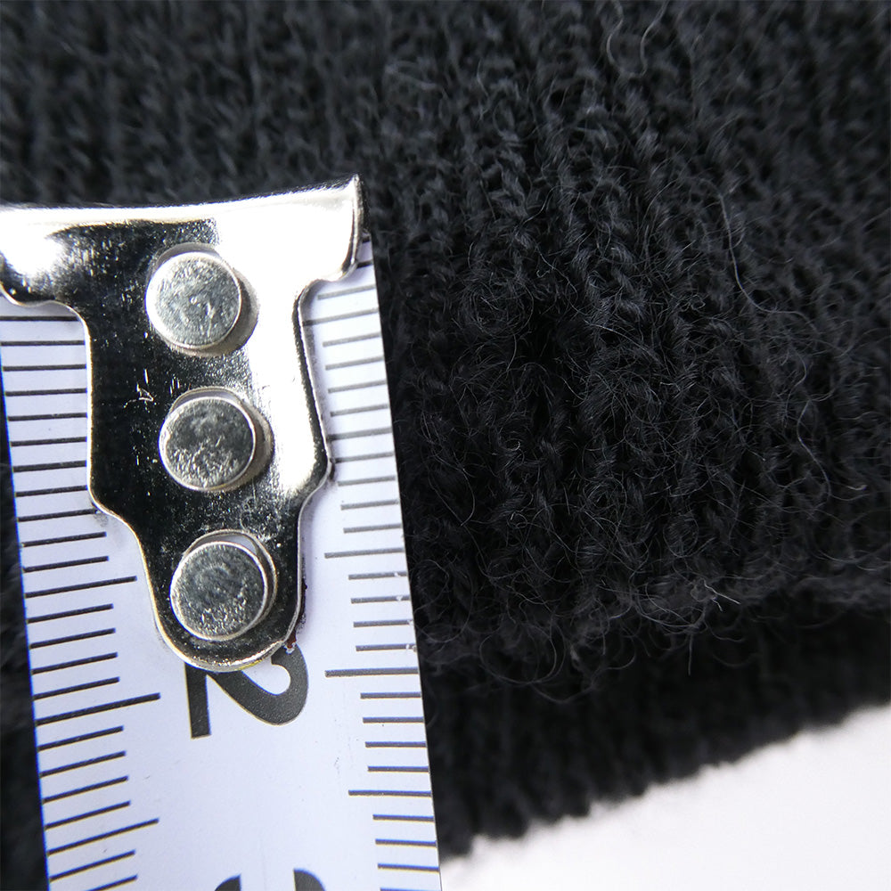 CHROME HEARTS クロムハーツ（原本無） WOOL WATCH CAP ウール ワッチキャップ CH刺繍 ビーニー ニット帽 ブラック系【中古】