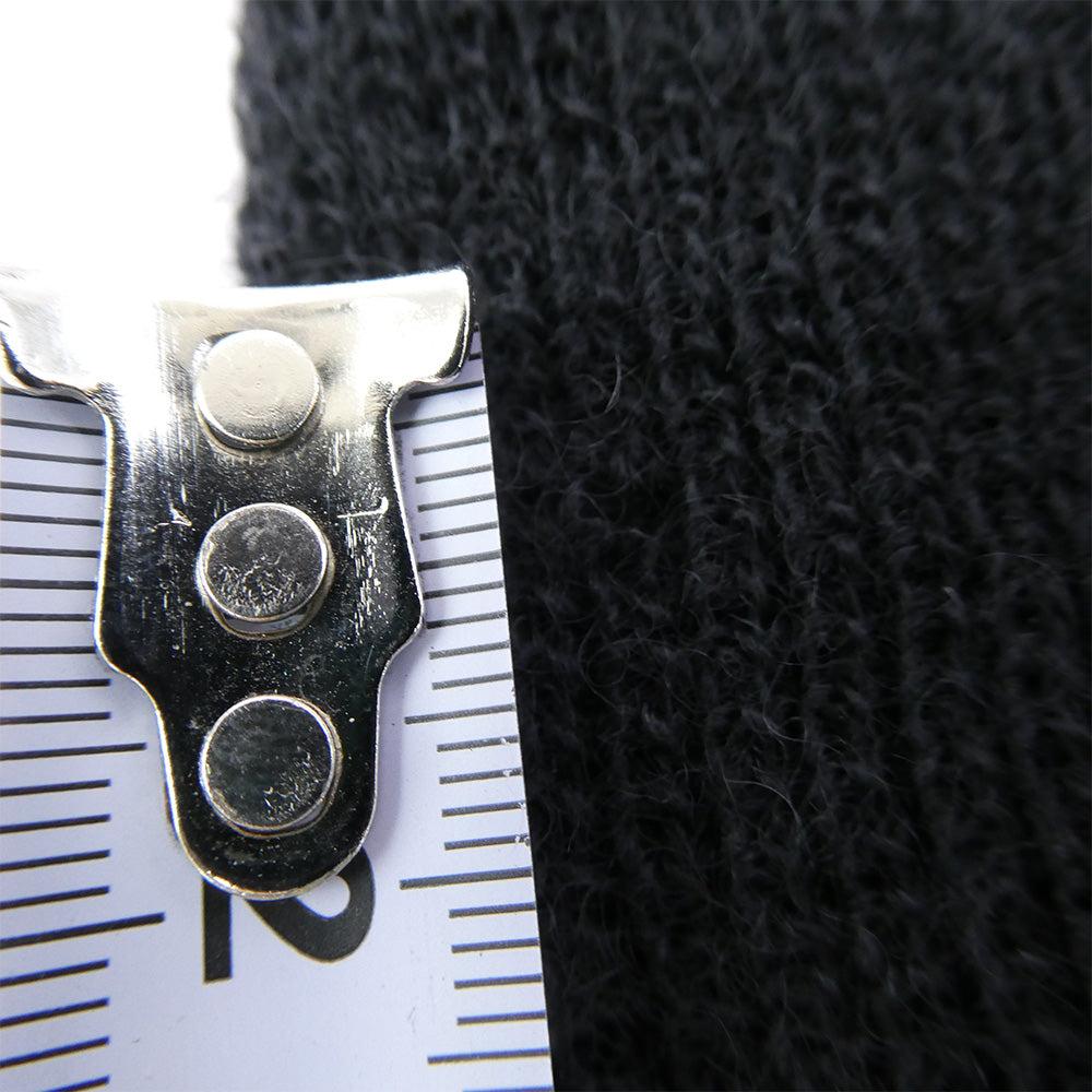 CHROME HEARTS クロムハーツ（原本無） WOOL WATCH CAP ウール ワッチキャップ CH刺繍 ビーニー ニット帽 ブラック系【中古】