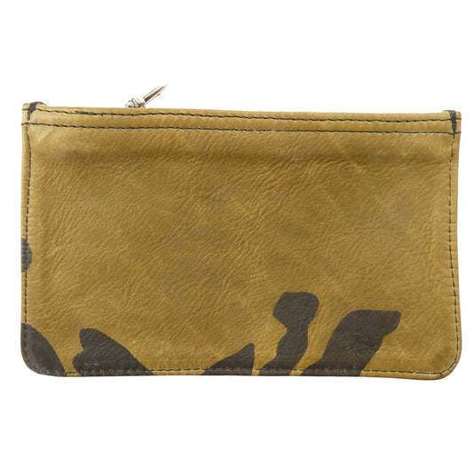 CHROME HEARTS クロムハーツ（原本無） ZPR CHG PURSE 2 CAMO DAGGER ZIP ジッパー チェンジパース カモフラ ダガージップ コインケース グリーン系 シルバー系【中古】