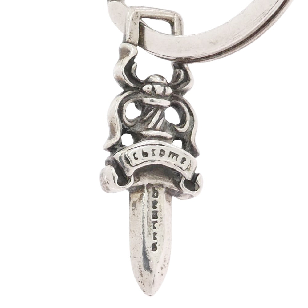 CHROME HEARTS クロムハーツ（原本無） RNG&No5 DGGR #5 ダガー キーリング シルバー系【中古】