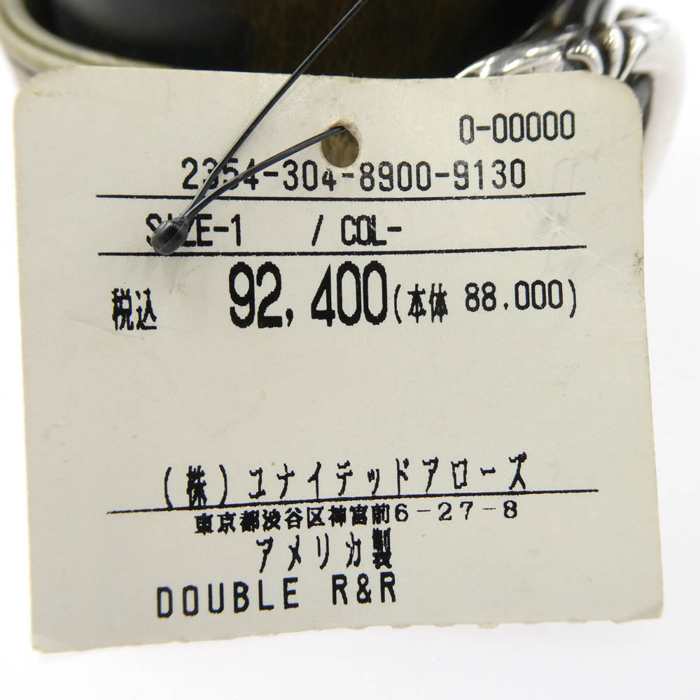CHROME HEARTS クロムハーツ（原本無） DOUBLE RR CAMO ダブル ロックンロール レザー ガンスリンガー ブレスレット カモフラ カーキ系 ブラック系 1【中古】