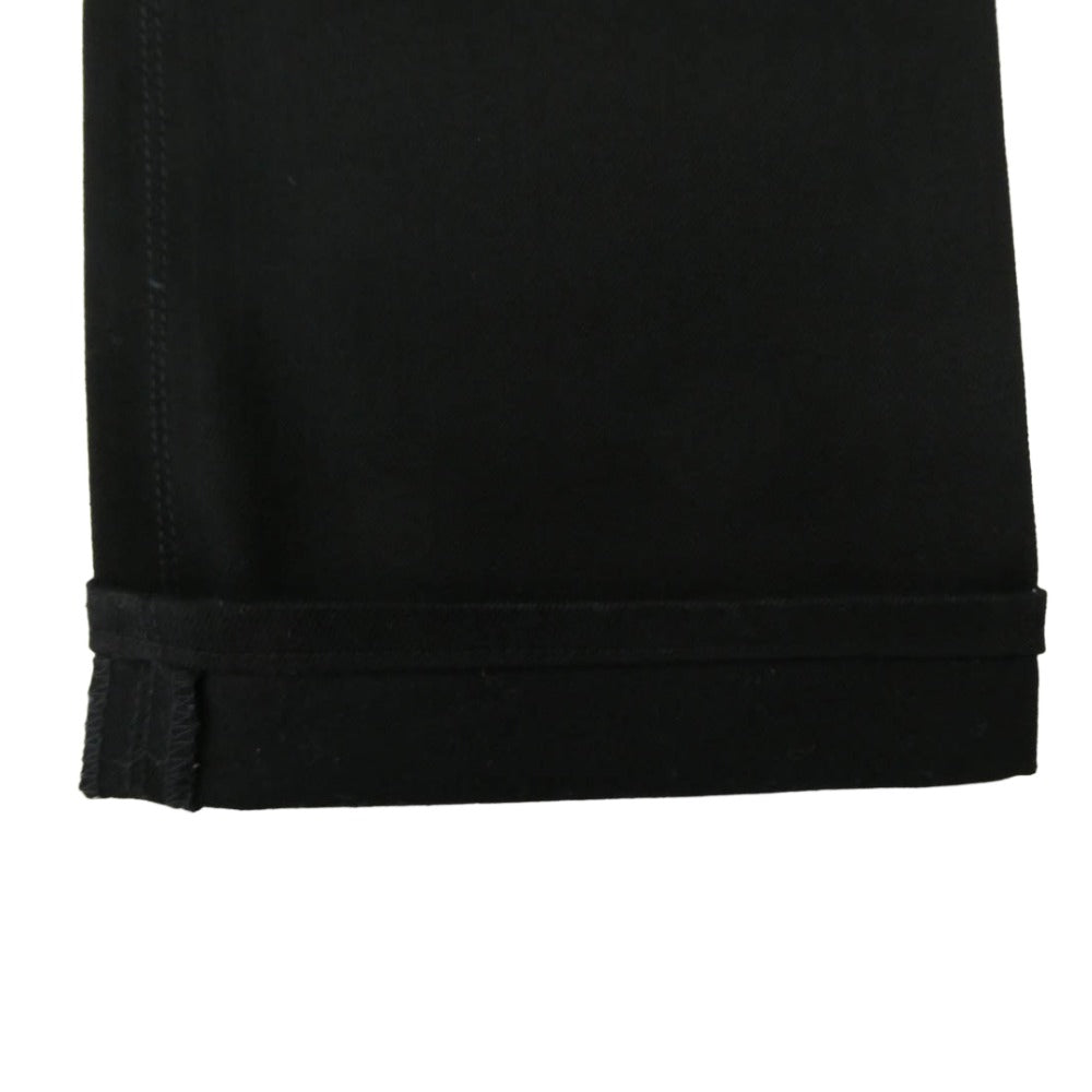 CHROME HEARTS クロムハーツ（原本無） OLD FLEURKNEE DNM PANTS フレアニー スクロールラベル ホースシューボタン 5P デニムパンツ ジーンズ ブラック系 30R【中古】