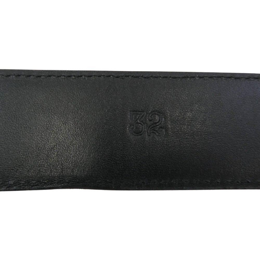 CHROME HEARTS クロムハーツ（原本無） BLT GUNSLINGER 1.5 ガンスリンガー レザー ベルト 1.5inch 1.5インチ ブラック系 32【中古】