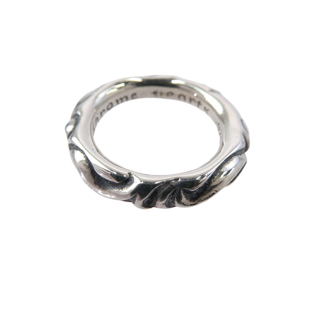 CHROME HEARTS クロムハーツ（原本無） SCRL BAND スクロール バンド リング シルバー系 16.5号【中古】