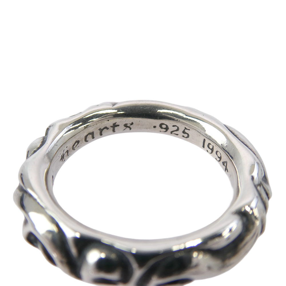 CHROME HEARTS クロムハーツ（原本無） SCRL BAND スクロール バンド リング シルバー系 16.5号【中古】
