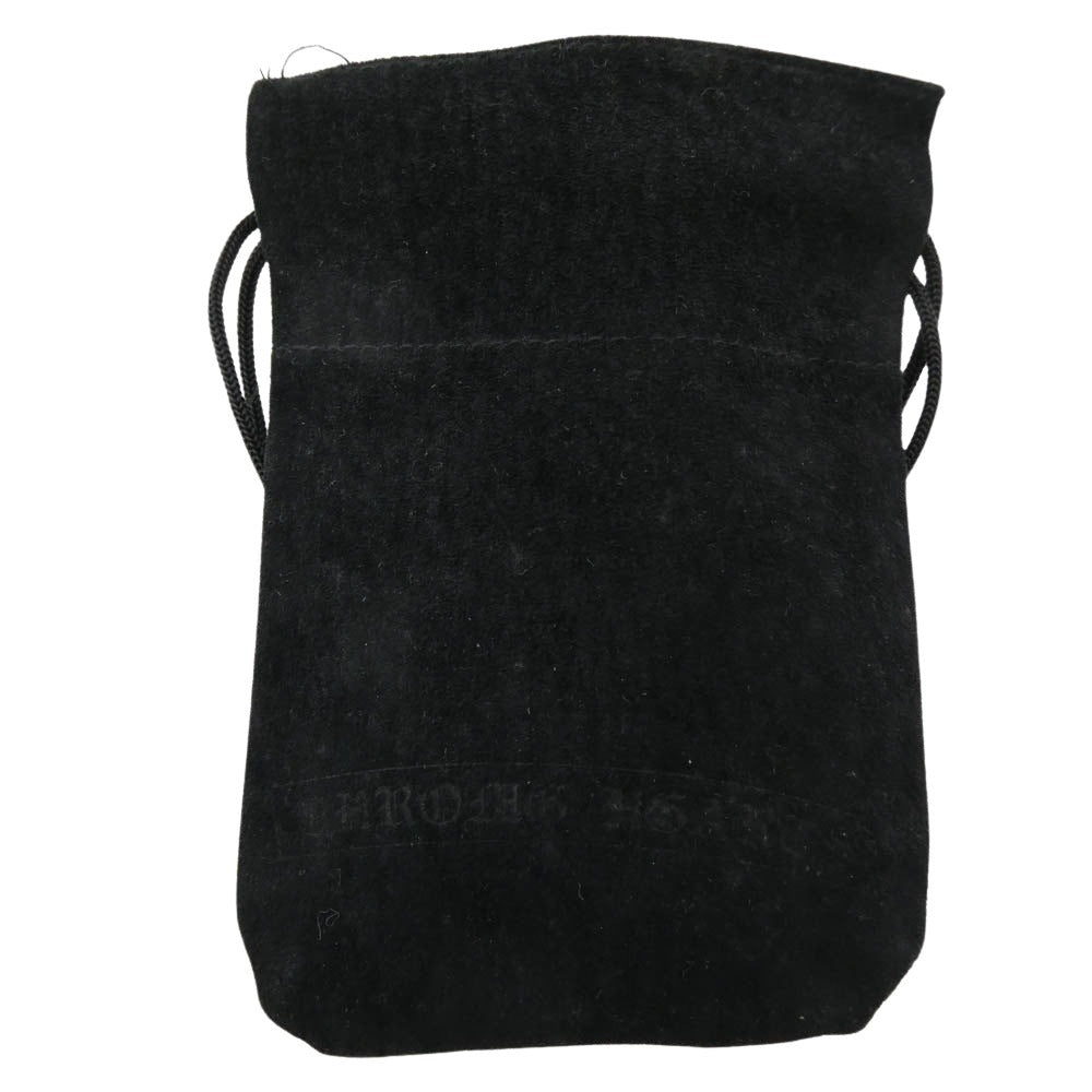 CHROME HEARTS クロムハーツ（原本無） CELTIC CROSS XS ケルティッククロス w/レザーブレード ネックレス シルバー系 ブラック系【中古】