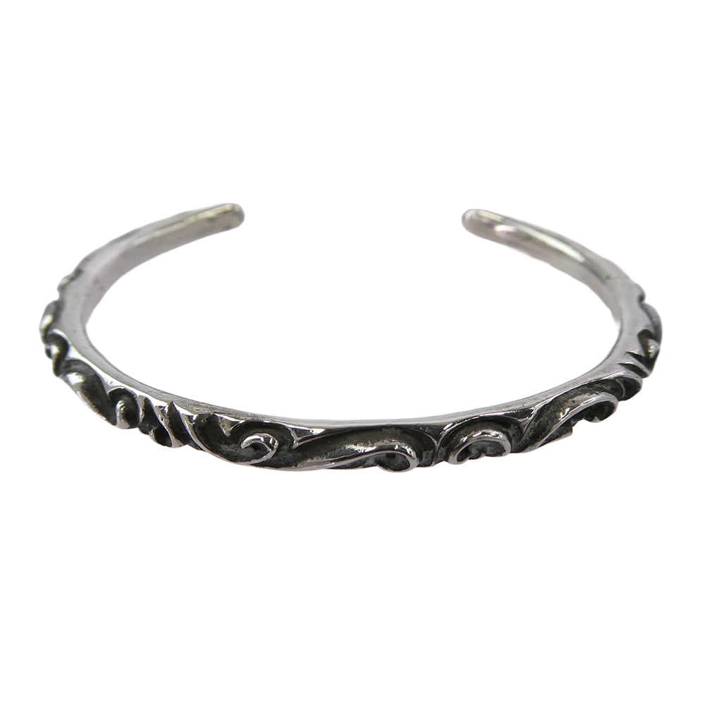 CHROME HEARTS クロムハーツ（原本有） BANGLE SCROLL スクロール バンド バングル シルバー系【中古】