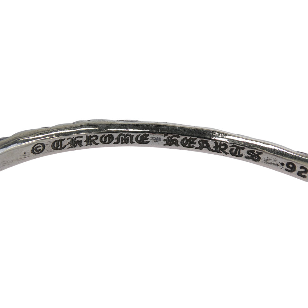 CHROME HEARTS クロムハーツ（原本有） BANGLE SCROLL スクロール バンド バングル シルバー系【中古】