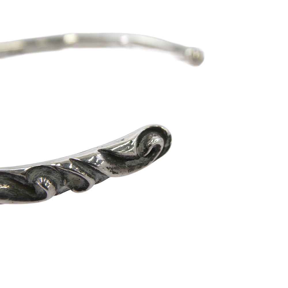 CHROME HEARTS クロムハーツ（原本有） BANGLE SCROLL スクロール バンド バングル シルバー系【中古】