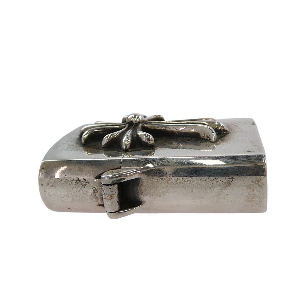 CHROME HEARTS クロムハーツ（原本無） ZIPPO LIGHTERZ-V1 スモールCHクロス ジッポ ライター シルバー系【中古】