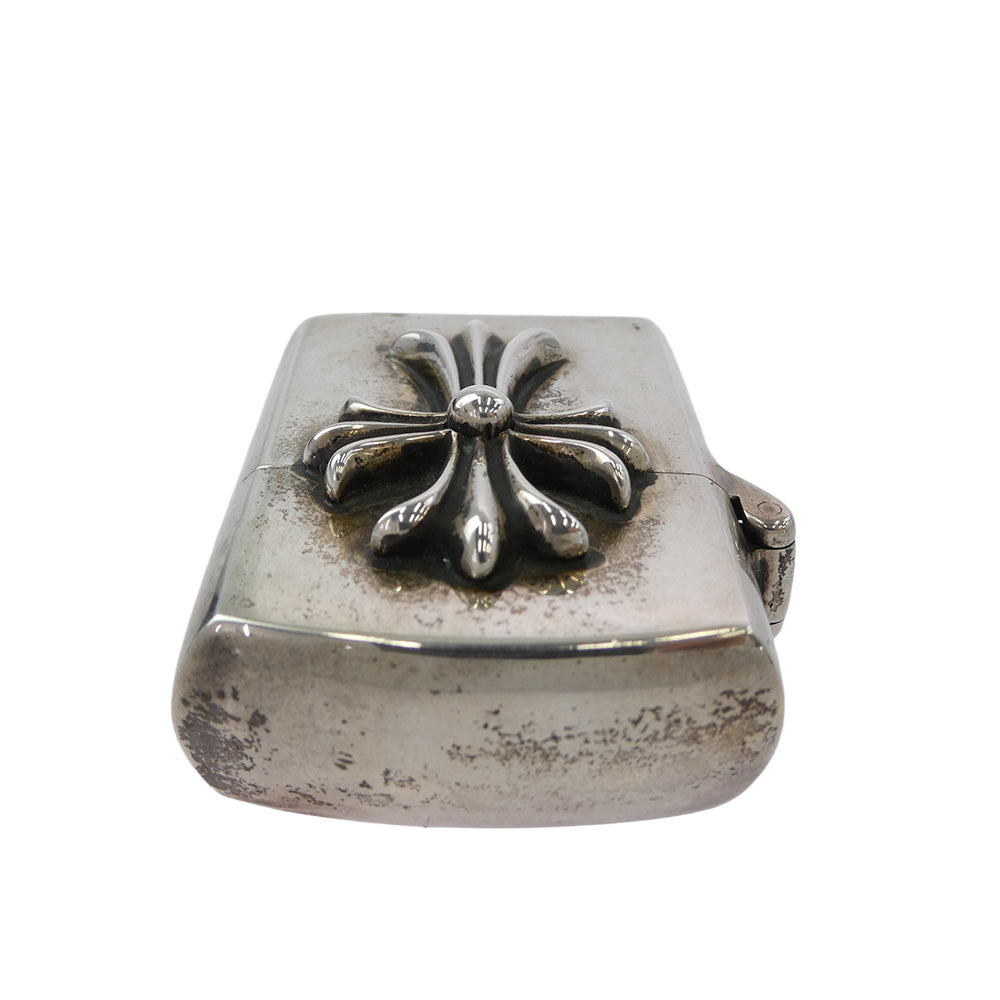 CHROME HEARTS クロムハーツ（原本無） ZIPPO LIGHTERZ-V1 スモールCHクロス ジッポ ライター シルバー系【中古】
