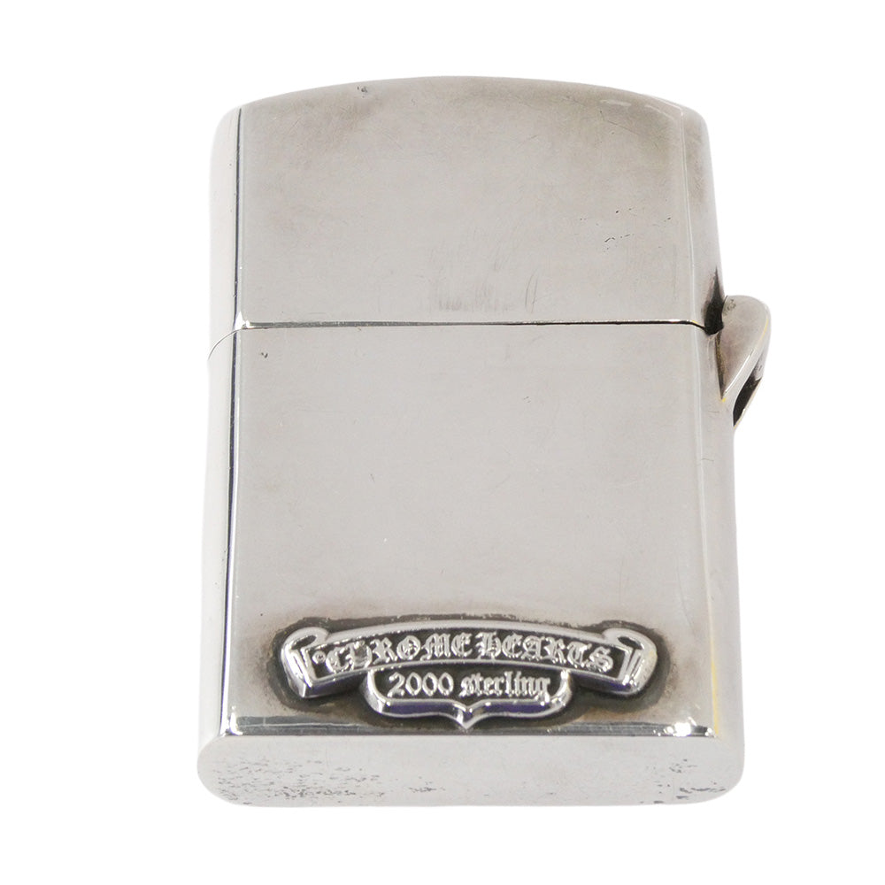 CHROME HEARTS クロムハーツ（原本無） ZIPPO LIGHTERZ-V5 フィリグリークロス ジッポ ライター シルバー系【中古】