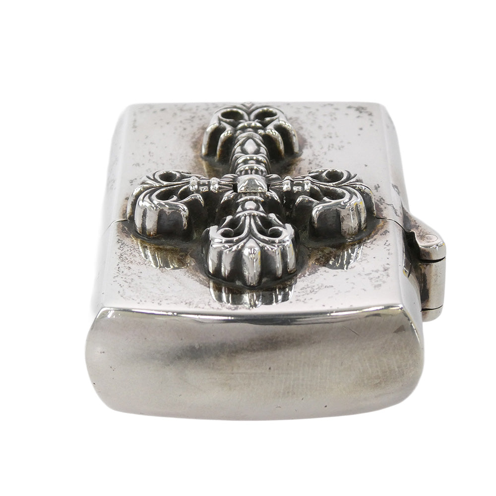 CHROME HEARTS クロムハーツ（原本無） ZIPPO LIGHTERZ-V5 フィリグリークロス ジッポ ライター シルバー系【中古】