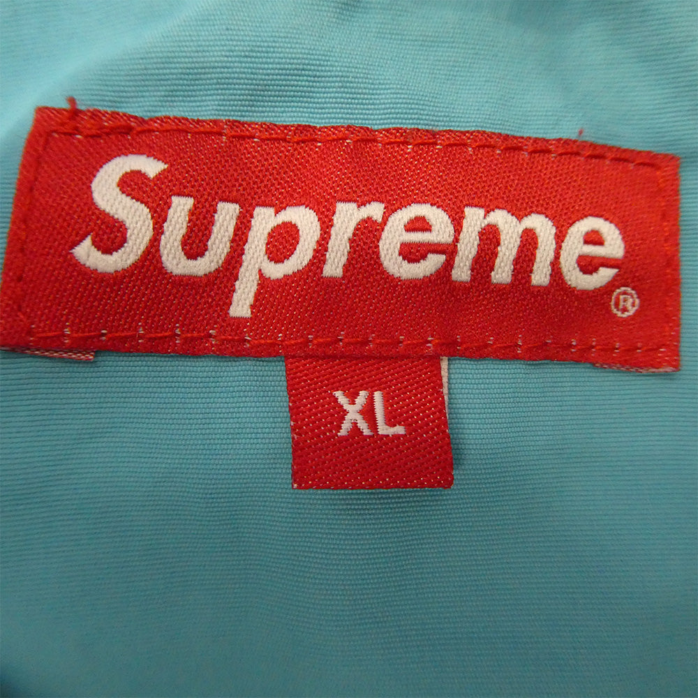 Supreme シュプリーム 21SS Spellout Track Jacket スペルアウト アームロゴ トラック ナイロンジャケット ライトブルー系 XL【中古】