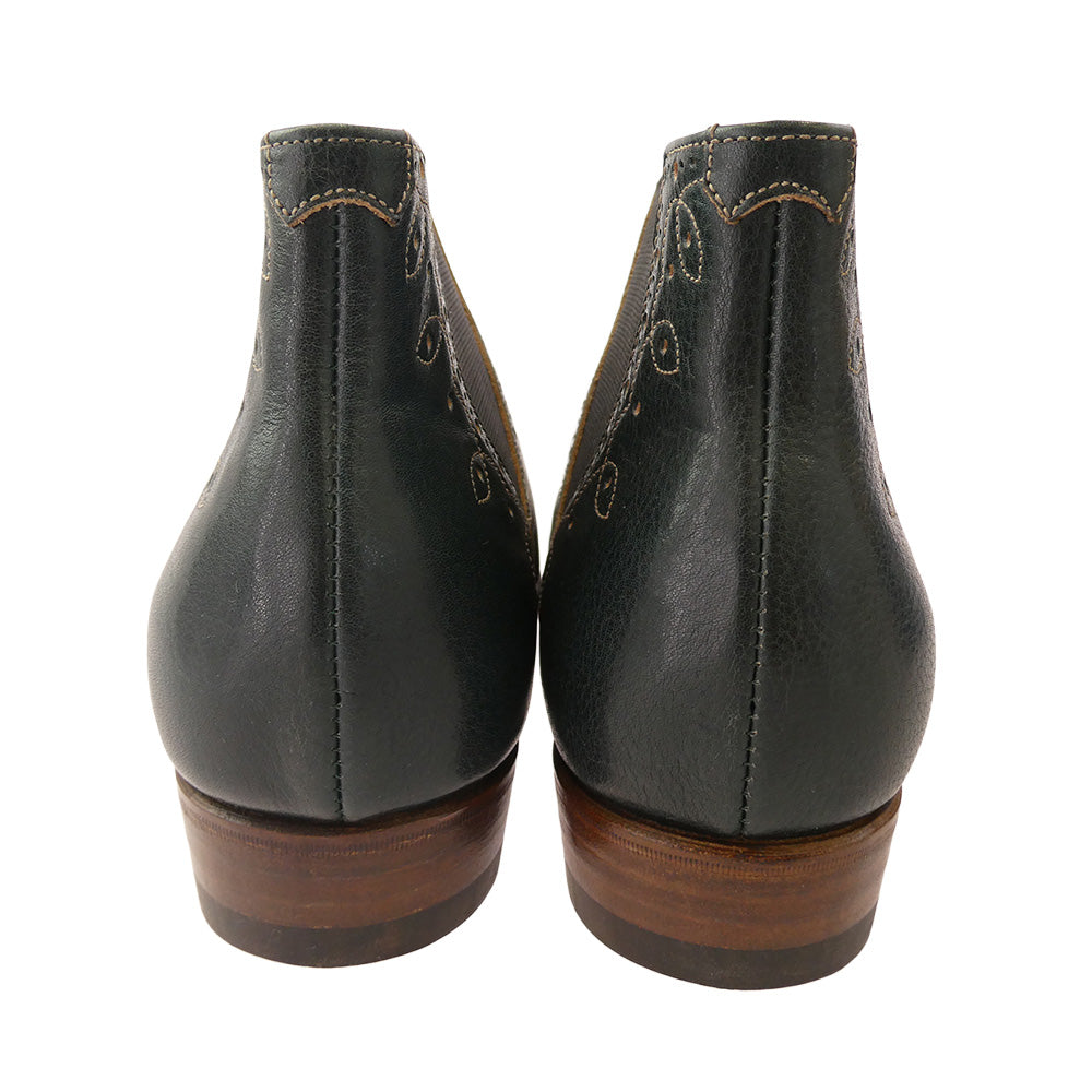 JELADO ジェラード The 2 Monkeys ELASTOS Victorian エラストス サイドゴア センターシーム ブーツ Victorian Blue グリーン系 US8【新古品】【未使用】【中古】