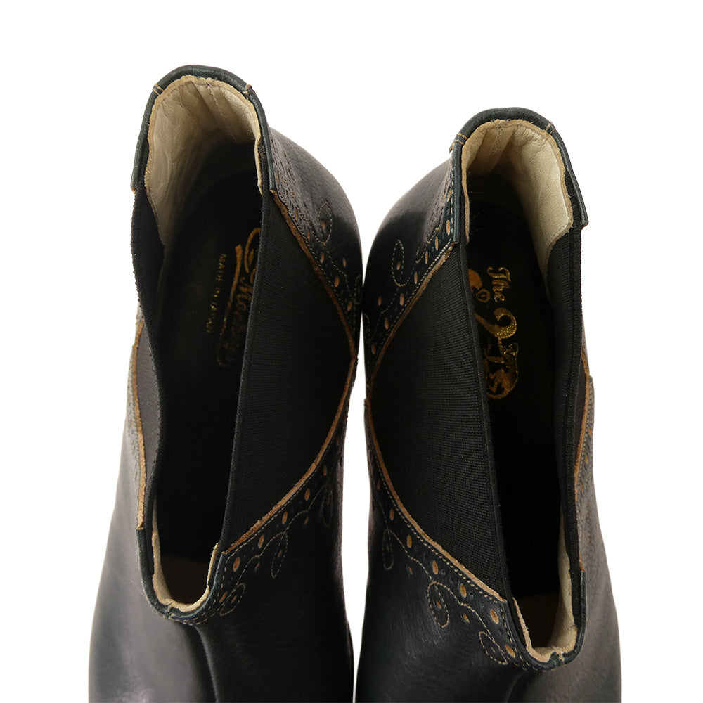 JELADO ジェラード The 2 Monkeys ELASTOS Victorian エラストス サイドゴア センターシーム ブーツ Victorian Blue グリーン系 US8【新古品】【未使用】【中古】