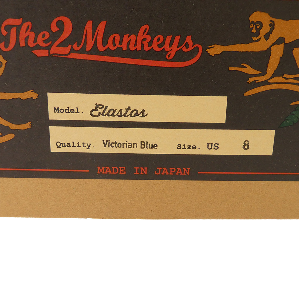 JELADO ジェラード The 2 Monkeys ELASTOS Victorian エラストス サイドゴア センターシーム ブーツ Victorian Blue グリーン系 US8【新古品】【未使用】【中古】