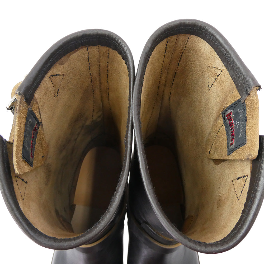 JELADO ジェラード ENGINEER BOOT Type1 茶芯 ホースバット レザー エンジニア ブーツ ダークブラウン系 US7【新古品】【未使用】【中古】