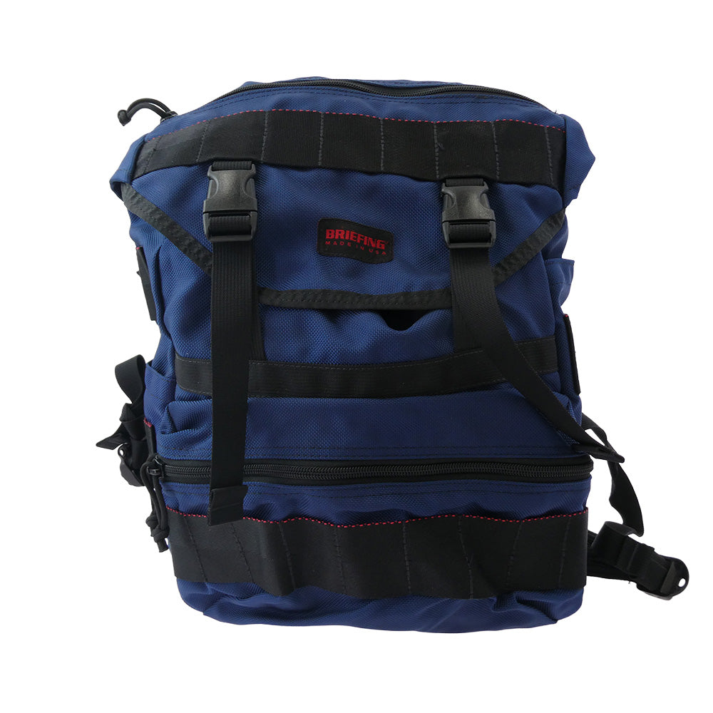BRIEFING ブリーフィング BRF096219 SIMPLE FLAP シンプルフラップ コンパクトデイパック バックパック ネイビー系【中古】