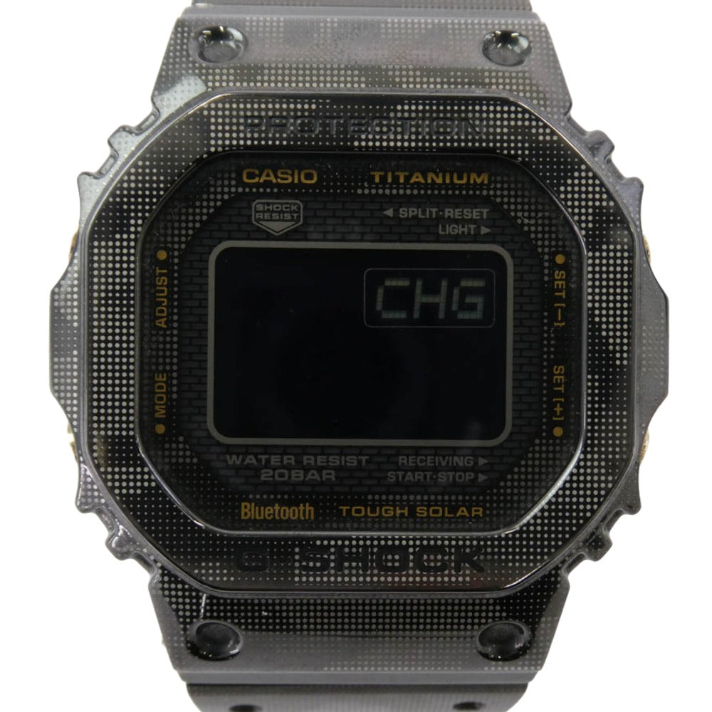 G-SHOCK ジーショック GMW- B5000TCM FULL METAL チタン カモ タフソーラー 時計 ウォッチ グレー系 迷彩系【中古】
