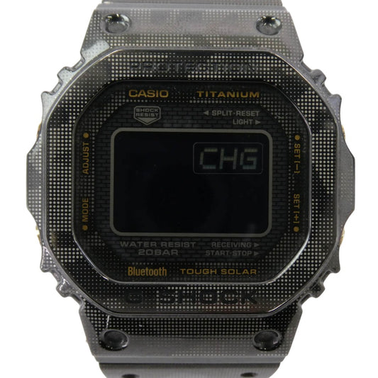G-SHOCK ジーショック GMW- B5000TCM FULL METAL チタン カモ タフソーラー 時計 ウォッチ グレー系 迷彩系【中古】