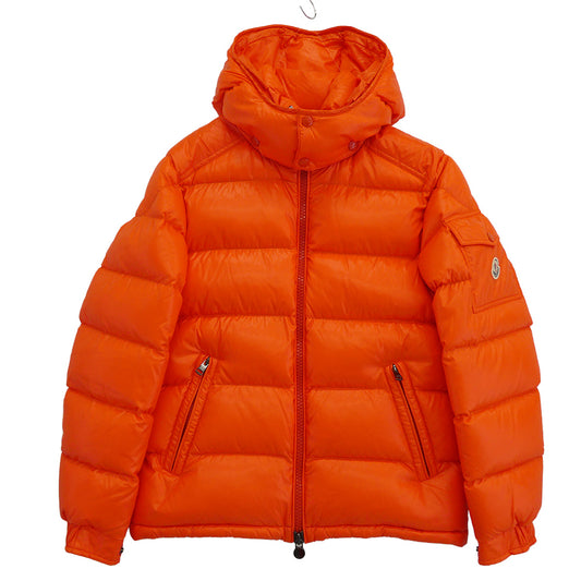 MONCLER モンクレール G20911A53600 68950 モンクレールジャパンタグ MAYA GIUBBOTTO マヤ ジップアップ フーデッド ダウン ジャケット オレンジ系 1【中古】