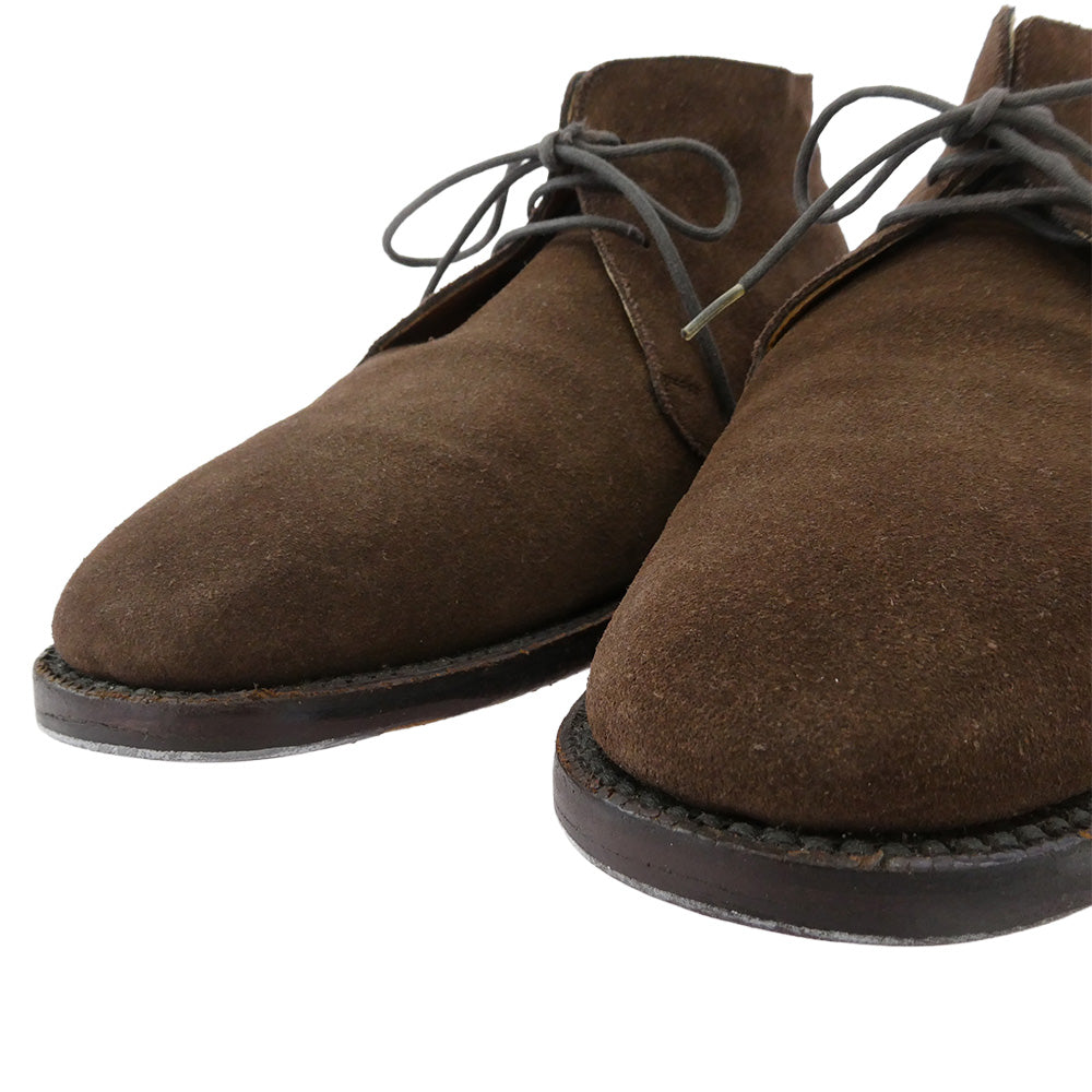 トレーディングポスト 5804 チャッカブーツ suede chukka boots スエード チャッカ ブーツ ブラウン系 6.5【中古】