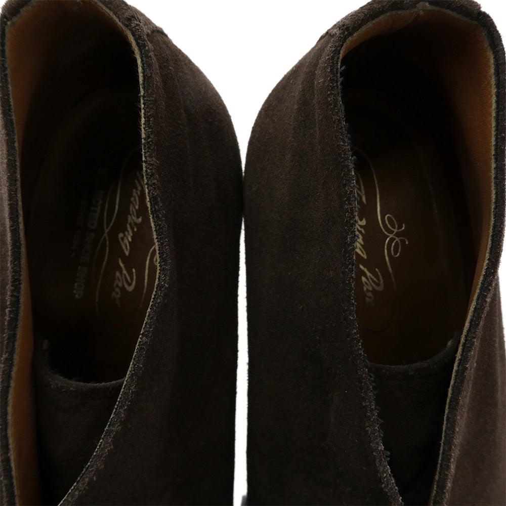 トレーディングポスト 5804 チャッカブーツ suede chukka boots スエード チャッカ ブーツ ブラウン系 6.5【中古】