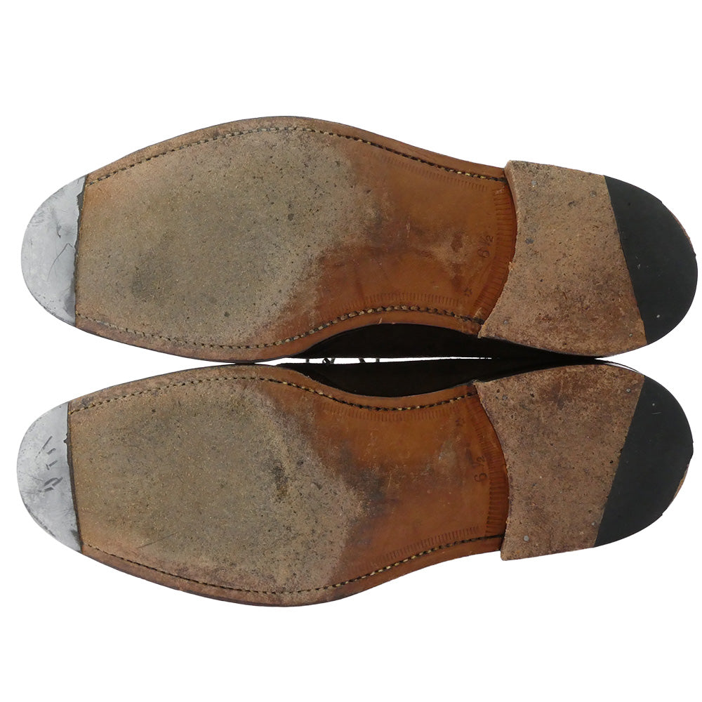 トレーディングポスト 5804 チャッカブーツ suede chukka boots スエード チャッカ ブーツ ブラウン系 6.5【中古】