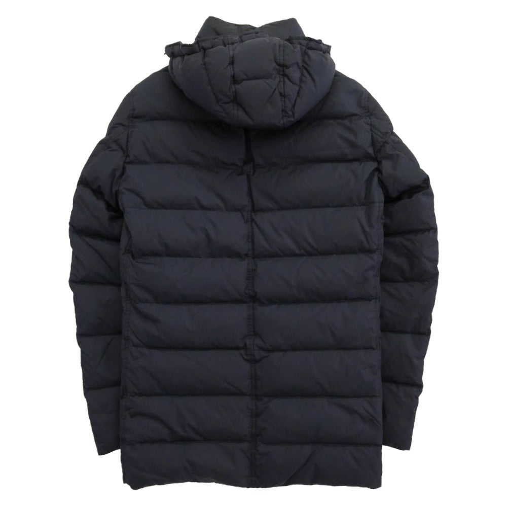 Herno ヘルノ PI0123U12004 POLAR-TECH フーデッド ダウンジャケット ネイビー系 44【中古】