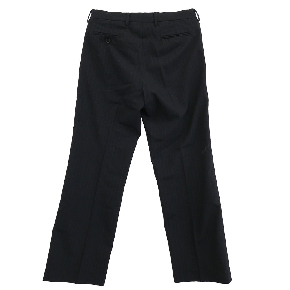 WACKO MARIA ワコマリア stie lo ストライプ スラックスパンツ ブラック系 M【中古】