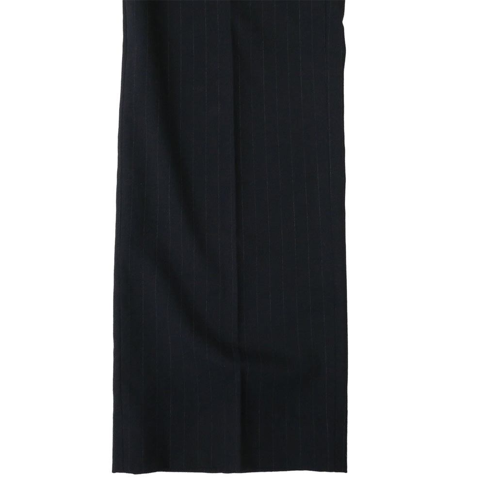 WACKO MARIA ワコマリア stie lo ストライプ スラックスパンツ ブラック系 M【中古】