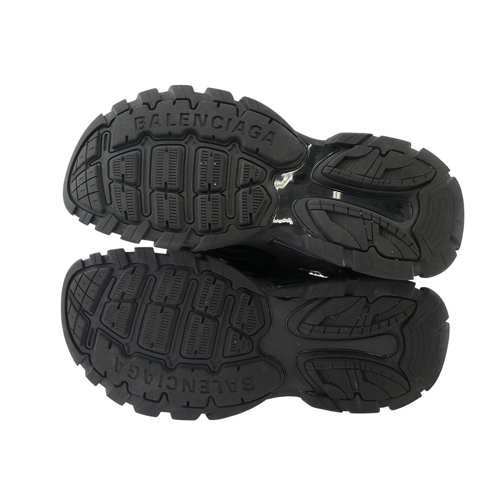 BALENCIAGA バレンシアガ 668561 Track Sandal Eco Fur エコ ファー トラック サンダル ブラック系 28.5cm【中古】