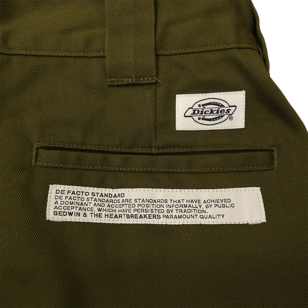 BEDWIN & THE HEARTBREAKERS ベドウィンアンドザハートブレイカーズ 23SS 23SB-4667 × Dickies ディッキーズ 10L SLIM FIT PANTS BENEDICT スリムフィット ストレート パンツ カーキ系 2【中古】