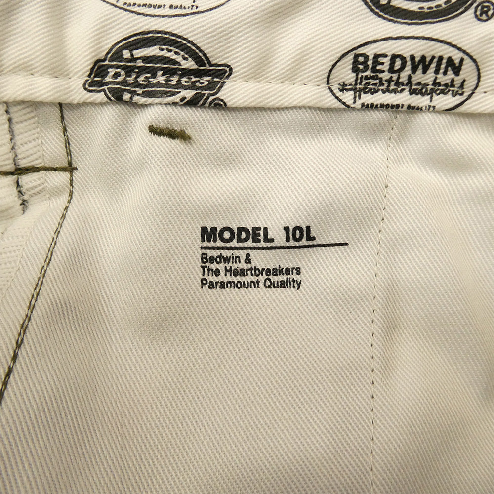 BEDWIN & THE HEARTBREAKERS ベドウィンアンドザハートブレイカーズ 23SS 23SB-4667 × Dickies ディッキーズ 10L SLIM FIT PANTS BENEDICT スリムフィット ストレート パンツ カーキ系 2【中古】