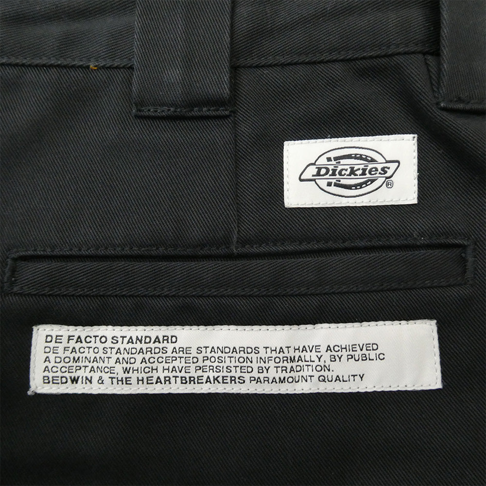 BEDWIN & THE HEARTBREAKERS ベドウィンアンドザハートブレイカーズ 23SS 23SB-4667 × Dickies ディッキーズ 10L SLIM FIT PANTS BENEDICT スリムフィット ストレート パンツ ブラック系 2【中古】