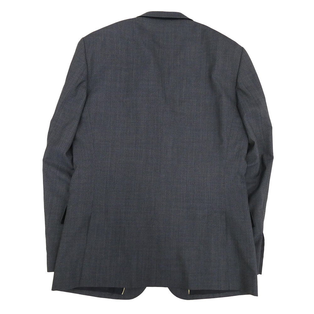 Paul Smith ポール・スミス PC-J-52613 Ermenegildo Zegna ゼニア ウール チェック 2B テーラード ジャケット セットアップ ブルー系 L【中古】