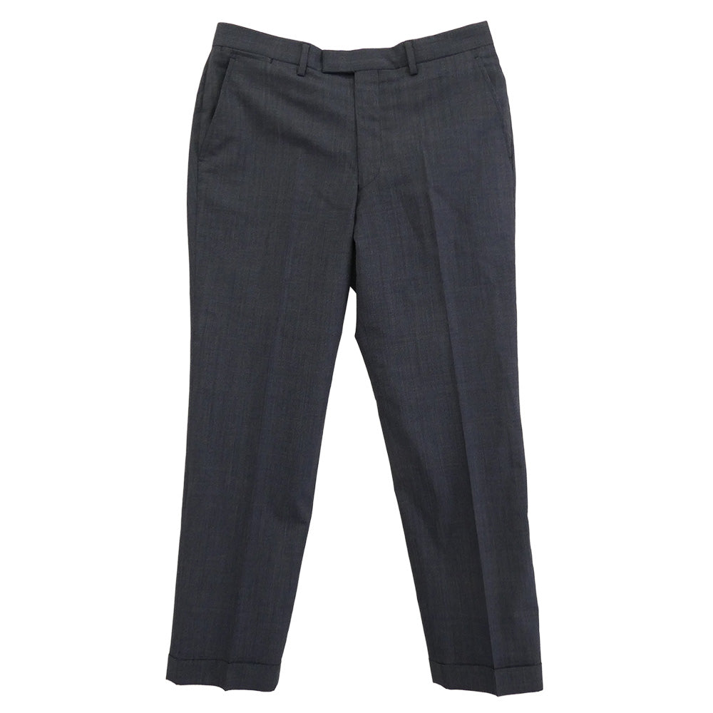 Paul Smith ポール・スミス PC-J-52613 Ermenegildo Zegna ゼニア ウール チェック 2B テーラード ジャケット セットアップ ブルー系 L【中古】