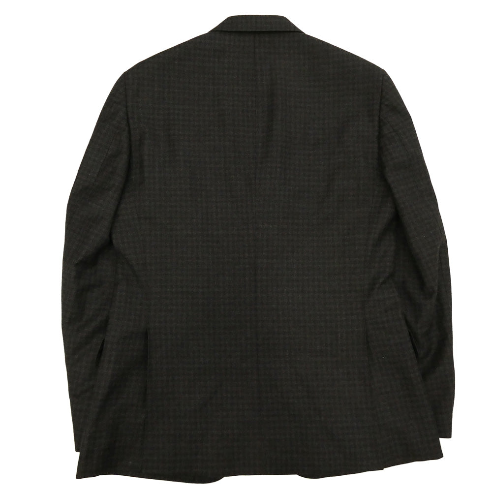 Paul Smith ポール・スミス PC-J-55079 REDA 1865 ウール チェック 2B テーラード ジャケット セットアップ グレー系 L【中古】