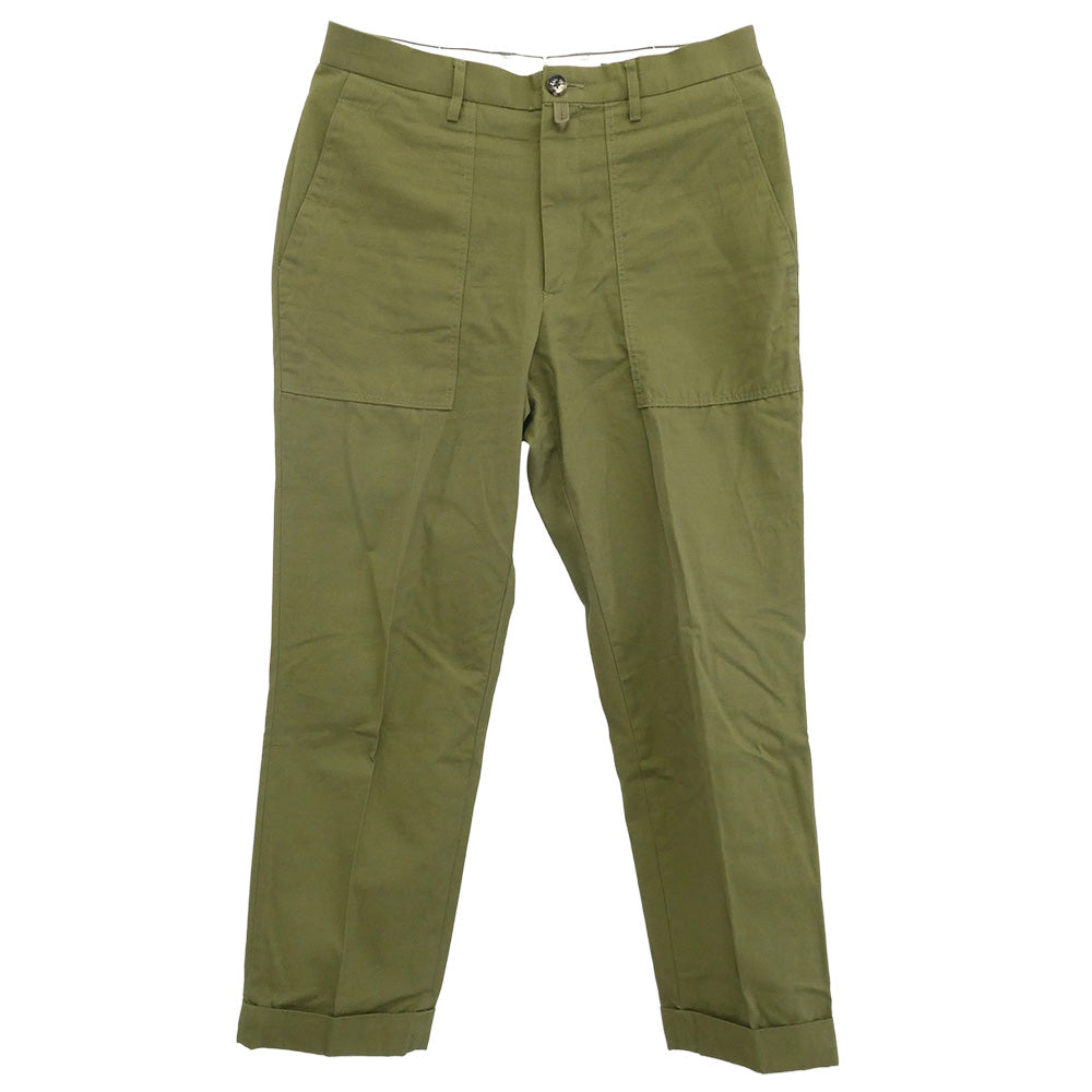 バーンストーマー 1313p DRESS FATIGUE PANTS ドレス ファティーグ パンツ カーキ系 M【中古】
