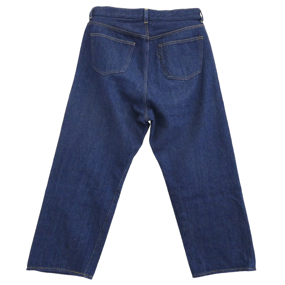 YAECA ヤエカ 19-13WW WIDE CROPPED DENIM ワイドクロップド デニム パンツ インディゴブルー系 32【中古】