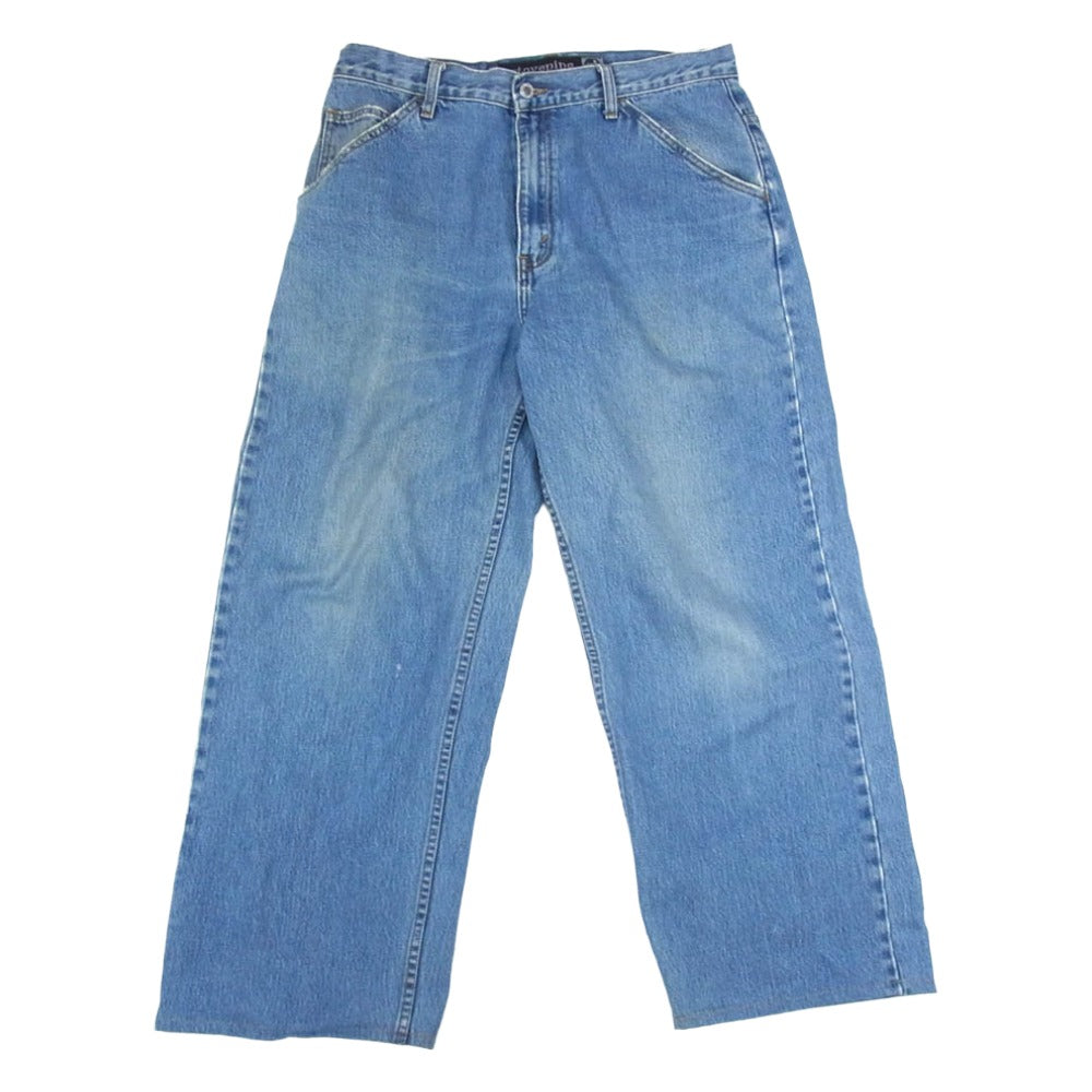 Levi's リーバイス 90s SilverTab シルバータブ stovepipe デニム パンツ インディゴブルー系 34【中古】