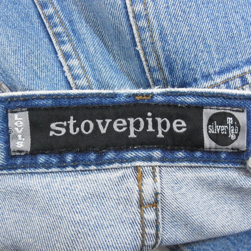 Levi's リーバイス 90s SilverTab シルバータブ stovepipe デニム パンツ インディゴブルー系 34【中古】