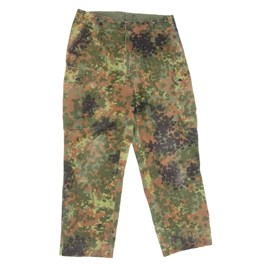 ヴィンテージ 90s 97年製 german army ドイツ軍 迷彩 カーゴ パンツ カーキ系 サイズ表記無【中古】