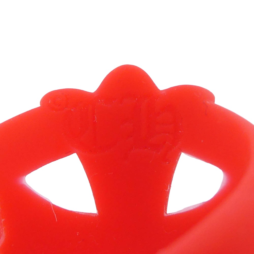 CHROME HEARTS クロムハーツ（原本無） INFINITY CH CRS PLSTC シリコン ラバー インフィニティ CHクロス リング レッド系 約12号【中古】