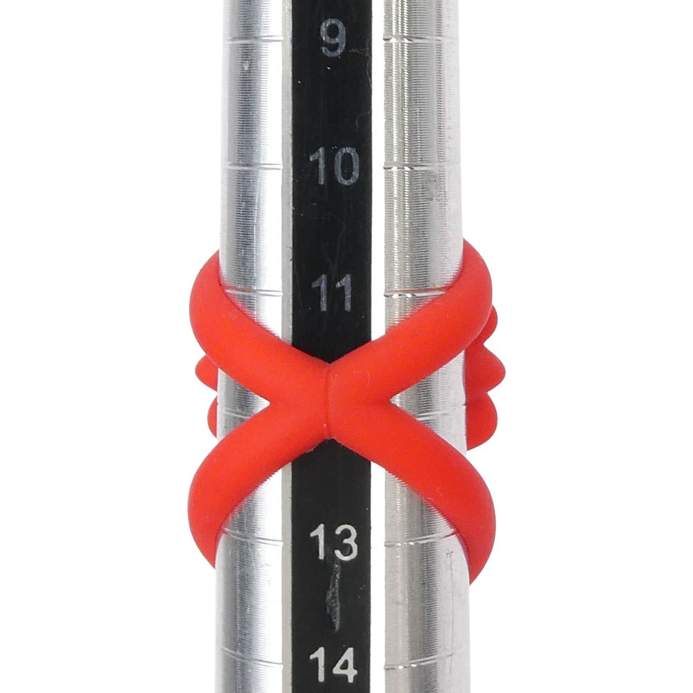 CHROME HEARTS クロムハーツ（原本無） INFINITY CH CRS PLSTC シリコン ラバー インフィニティ CHクロス リング レッド系 約12号【中古】