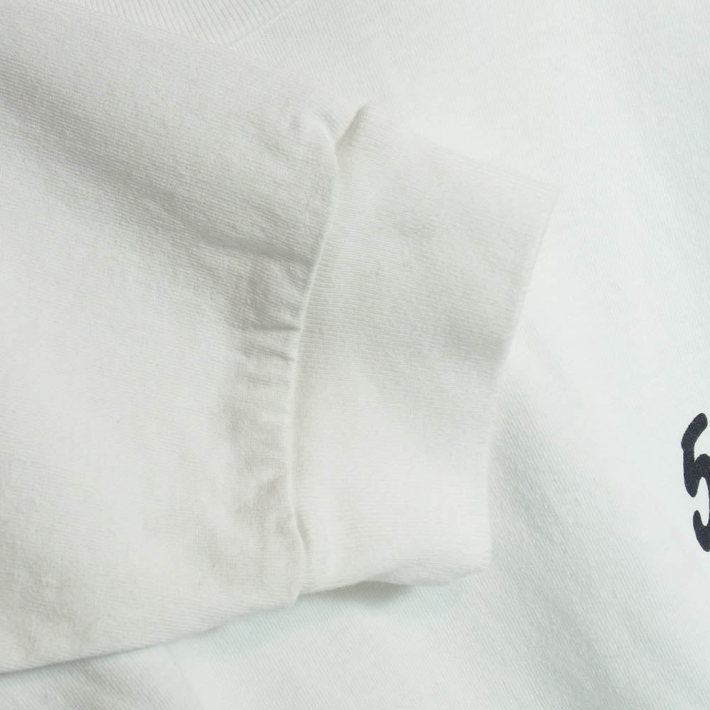 WACKO MARIA ワコマリア 25SS 56TS-WM-LT03 56 TATTOO STUDIO WASHED HEAVY WEIGHT CREW NECK LONG SLEEVE T-SHIRT 長袖 Tシャツ ホワイト系 L【中古】