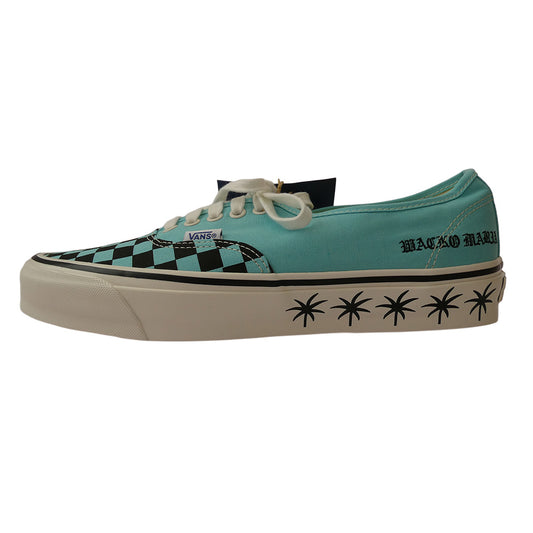 WACKO MARIA ワコマリア 25SS VANS-WM-SH07 VANS バンズ LX AUTHENTIC 44 オーセンティック ローカット スニーカー ライトブルー系 ブラック系 28.5cm【新古品】【未使用】【中古】